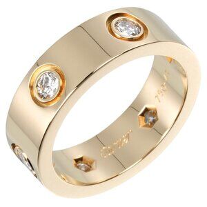 CARTIER Authentic Gold Diamond Love Ring